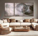 Abstract Grey Gold Wall Art – Modern Geometric Canvas by MyGreatCanvas | Canvas Wall Art Prints | Photo Prints & Wall Decor