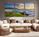 Pebble Beach Golf Links Wall Art Canvas Print – Iconic