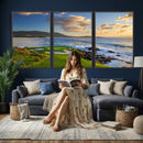 Pebble Beach Golf Links Wall Art Canvas Print – Iconic