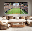 Chicago Bears Soldiers Field Wall Art Canvas Print – Framed
