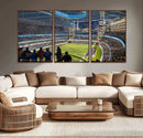 Chicago Dome Stadium Wall Art Canvas Print – Framed Modern