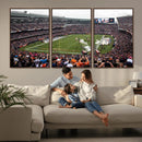 Chicago Bears Soldier Field Wall Art Canvas Print – Framed by MyGreatCanvas | Canvas Wall Art Prints | Photo Prints & Wall Decor