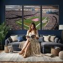 Chicago Bears Soldiers Field Wall Art Canvas Print – Framed