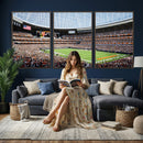 Chicago Bears Soldiers Field Wall Art Canvas Print – Framed
