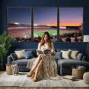 Dooley Stadium Wall Art, Sports Arena Canvas Print, Dooley