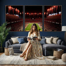 Tennessee Neyland Stadium Wall Art, Sports Arena Canvas