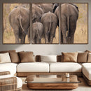 Wild Elephant Wall Art Canvas Print by MyGreatCanvas | Canvas Wall Art Prints | Photo Prints & Wall Decor