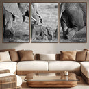 Wild Elephant Wall Art Canvas Print by MyGreatCanvas | Canvas Wall Art Prints | Photo Prints & Wall Decor