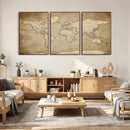 Colorful Watercolor World Map Canvas Wall Art – Framed by MyGreatCanvas | Canvas Wall Art Prints | Photo Prints & Wall Decor