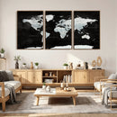 World Map Canvas Print – Framed Push Pin Wall Art, Color by MyGreatCanvas | Canvas Wall Art Prints | Photo Prints & Wall Decor