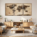 World Map Wall Art Canvas Print by MyGreatCanvas | Canvas Wall Art Prints | Photo Prints & Wall Decor