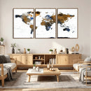 Colorful Watercolor World Map Canvas Wall Art – Framed by MyGreatCanvas | Canvas Wall Art Prints | Photo Prints & Wall Decor
