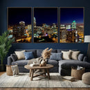 Atlanta Skyline Wall Art Canvas Print – Modern Cityscape by MyGreatCanvas | Canvas Wall Art Prints | Photo Prints & Wall Decor