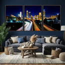 Atlanta Skyline Wall Art Canvas Print, Atlanta Downtown by MyGreatCanvas | Canvas Wall Art Prints | Photo Prints & Wall Decor