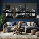 Austin Skyline Wall Art Canvas Print, Austin Downtown Night by MyGreatCanvas | Canvas Wall Art Prints | Photo Prints & Wall Decor