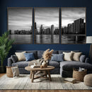 Chicago Wall Art Canvas Print, Chicago City Downtown Night by MyGreatCanvas | Canvas Wall Art Prints | Photo Prints & Wall Decor