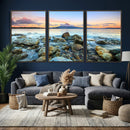 Mayon Volcano Seascape Wall Art Canvas Print, Tropical Ocean by MyGreatCanvas | Canvas Wall Art Prints | Photo Prints & Wall Decor