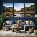 Yosemite Valley Mountain Landscape Wall Art Canvas Print, by MyGreatCanvas | Canvas Wall Art Prints | Photo Prints & Wall Decor