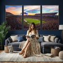 Auburn Stadium Sunset Wall Art Canvas Print, Jordan Hare by MyGreatCanvas | Canvas Wall Art Prints | Photo Prints & Wall Decor