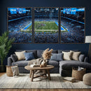 Detroit Lions Stadium Wall Art Canvas Print, Football Field by MyGreatCanvas | Canvas Wall Art Prints | Photo Prints & Wall Decor