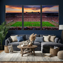 Oklahoma Sooners Stadium Wall Art Canvas Print, College by MyGreatCanvas | Canvas Wall Art Prints | Photo Prints & Wall Decor