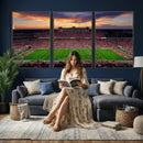 Oklahoma Sooners Stadium Wall Art Canvas Print, College