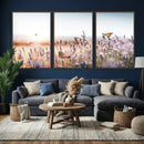 Lavender Field Wall Art Canvas Print, Butterfly Floral by MyGreatCanvas | Canvas Wall Art Prints | Photo Prints & Wall Decor