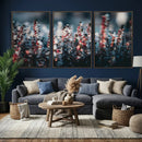 Winter Heather Wall Art Canvas Print, Frosted Floral Nature by MyGreatCanvas | Canvas Wall Art Prints | Photo Prints & Wall Decor