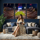 Oklahoma Memorial Stadium Wall Art Canvas Print – Oklahoma