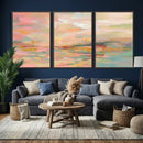 Abstract Pastel Landscape Wall Art Canvas Print – Soft Pink by MyGreatCanvas | Canvas Wall Art Prints | Photo Prints & Wall Decor