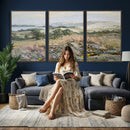 Katie Staples Hillside Canvas Wall Art — Coastal Wildflower by MyGreatCanvas | Canvas Wall Art Prints | Photo Prints & Wall Decor