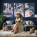 Playing Cards Canvas Wall Art | Casino Game Room Decor, by MyGreatCanvas | Canvas Wall Art Prints | Photo Prints & Wall Decor