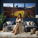 Chicago Bears Soldier Field Canvas Wall Art, NFL Stadium Panorama Print, Football Arena Photography for Sports Fans by MyGreatCanvas | Canvas Wall Art Prints | Photo Prints & Wall Decor