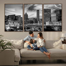 Black and White Atlanta Wall Art Canvas Print by MyGreatCanvas | Canvas Wall Art Prints | Photo Prints & Wall Decor