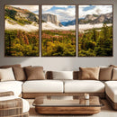 Half Dome Yosemite Canvas Wall Art – Majestic Triptych