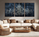 Dark Chandelier Wall Art Canvas Print by MyGreatCanvas | Canvas Wall Art Prints | Photo Prints & Wall Decor