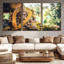 Hinduism Statue Wall Art Canvas Print