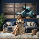 Dambell and Sport Wall Art Canvas Print