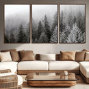 Big Foggy Forest and Misty Trees Forest Wall Art Canvas by MyGreatCanvas | Canvas Wall Art Prints | Photo Prints & Wall Decor