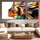 Profile Colors Canvas Print by MyGreatCanvas | Canvas Wall Art Prints | Photo Prints & Wall Decor