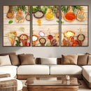 Kitchen Spice on the Table Wall Art, Kitchen Spice Wall Art by MyGreatCanvas | Canvas Wall Art Prints | Photo Prints & Wall Decor