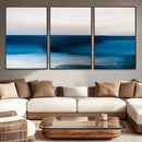 Dark Blue Abstract Wall Art Canvas Print by MyGreatCanvas | Canvas Wall Art Prints | Photo Prints & Wall Decor