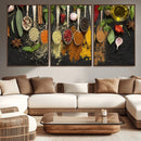 Kitchen Spice Wall Art Canvas Print