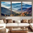 Mountains Forest Autumn Wall Art Canvas Print by MyGreatCanvas | Canvas Wall Art Prints | Photo Prints & Wall Decor