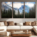 Half Dome Yosemite Calinia Wall Art Canvas Print El Capitan by MyGreatCanvas | Canvas Wall Art Prints | Photo Prints & Wall Decor