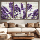Lavender Canvas Wall Art Flower Print