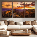Mesmerizing Sunset from Grand Canyon Nal Park Wall Art,