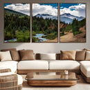 San Juan Nal Forest Wall Art Landscape Canvas Print