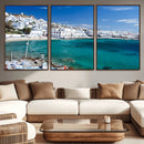 Santorini Wall Art Canvas Print