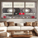 Music Cassette Iconic Wall Art Canvas Print by MyGreatCanvas | Canvas Wall Art Prints | Photo Prints & Wall Decor